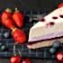 souffle cake with berries
